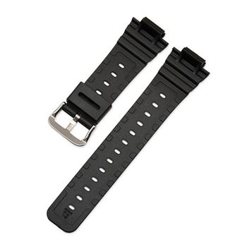 Watchband Wrist Strap Band Slicone Stainless Steel Buckle Adjustable Replacement for 5600 Series DW-5600E DW-5700 G-5600 G-5700